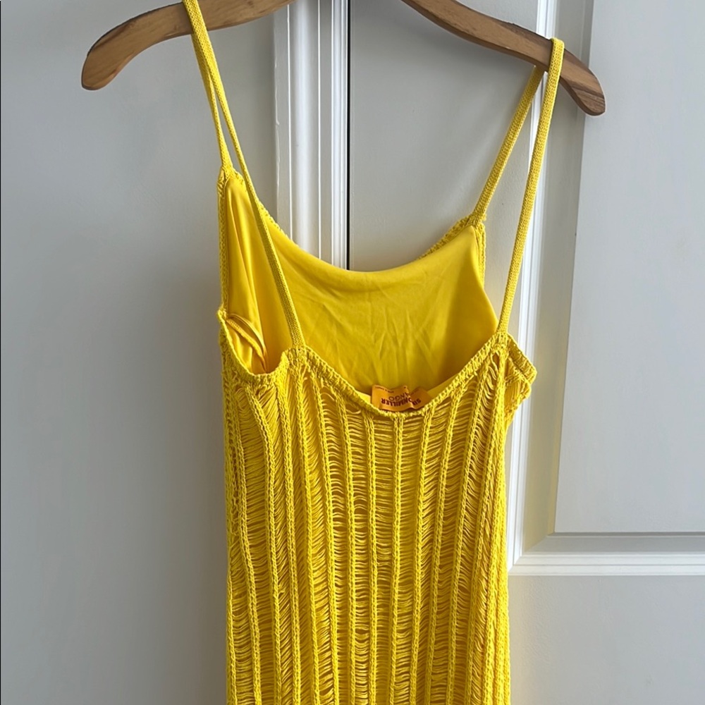 Mango Vibrant Yellow Knit Dress - Picture 6 of 7